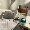 2 Pack Contact Lens Cases, Classy Easy Carry Container for