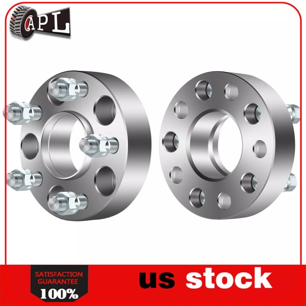 Leader 2X 1.5" Thick Hubcentric Wheel Spacers 5x4.75 For Pontiac