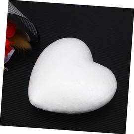 NUOLUX 10pcs Foam Balls for Wedding Ceremonies Mini Egg Foam Hearts Foam Balls Rose Hearts Foam Balls for Bouikes Foam Eggs White Heart Foam Balls