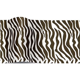 SatinWrap Luxury Printed Tissue Wrapping Paper Zebra 5 Sheet