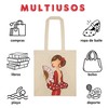 IllustrArte Cotton Bag 38 x 42 cm - Flamenco Design