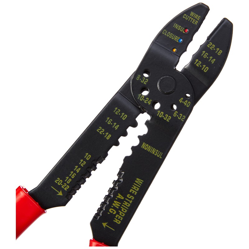 Rolson 20814-H1 230 mm Multi Purpose Crimping Tool, Black