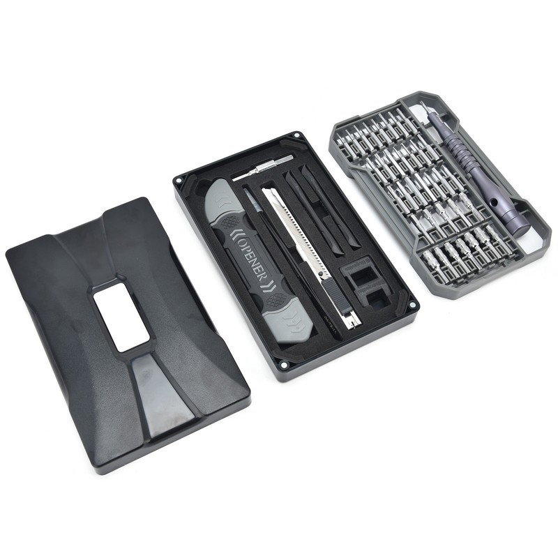 69Pcs Accurate Screwdriver Kit Magnetic 4x28mm Matte Chrome Long Diameter