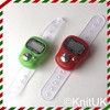 KnitUK Tally Counter - LCD (Finger-Held). Pack of 2. Green