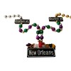 MGPS New Orleans Bourbon Street Casino Mardi Gras Bead Necklace