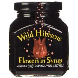 Wild Hibiscus Flowers in Syrup 250g