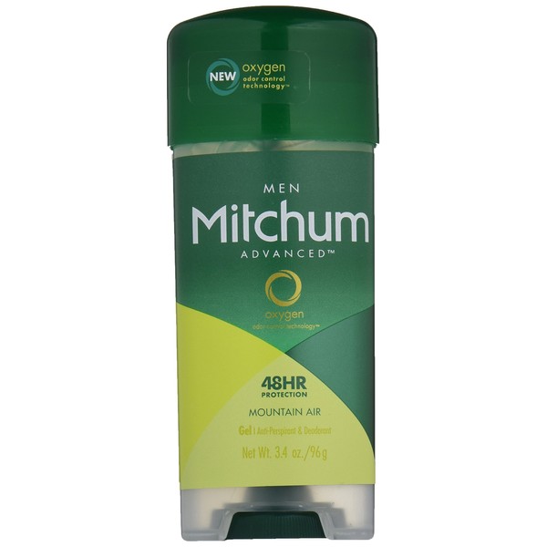 Mitchum Advanced Gel Anti-Perspirant & Deodorant, Mountain Air, 3.4 Ounce (Pack of 4)
