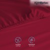 Komfortec Microfibre Fitted Sheet 180 x 200 cm, Soft Fitted