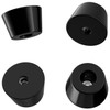 30 PCS Round Rubber Feets with Screws,Rubber Non Slip Furniture