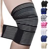 2 x Extra Long Elastic Knee Pads for Legs, Calves