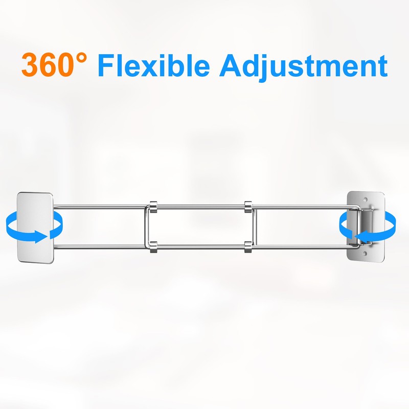songsoso RV Corner Rod 2 Pack, Camper Shelf Bar, 7–13