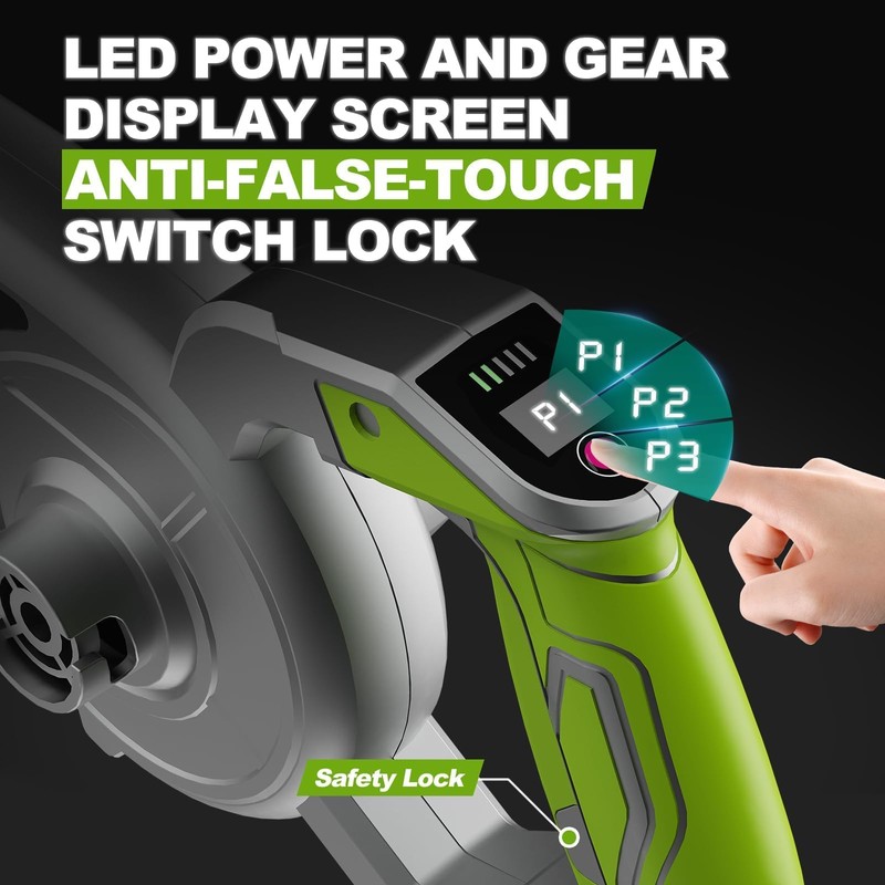 Leaf Blower,21V Leaf Blower Cordless with Battery and Charger 106