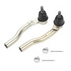 X AUTOHAUX 2pcs Front Outer Tie Rod Ends Kit Suspension