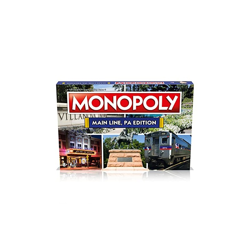 Monopoly Board Game - The Main Line Edition: 2-6 Players