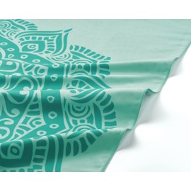 Fit-Flip XXL Beach Towel, Microfibre Bath Towel, Beach Towels, Lightweight and Quick-Drying, 100% Recycled Microfibre Towel, Beach Towel for Bathing (Mandala 160 x 90 cm)