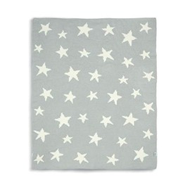 Mamas & Papas Small Chenille Blanket Grey Star