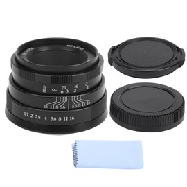 NEWYI 35mm F1.7 M4/3 Mount Large Aperture Portrait Fixed Focus Manual Lens for GH5/GM10black
