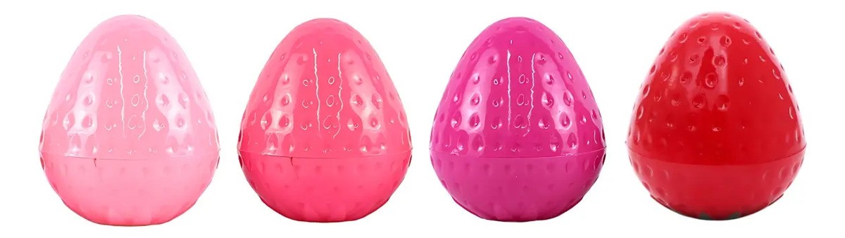 Bálsamos Hidratante De Labios Resecos De Fresa Rosas 24 Pza