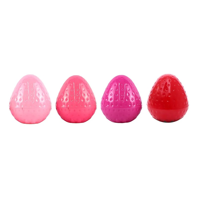 Bálsamos Hidratante De Labios Resecos De Fresa Rosas 24 Pza