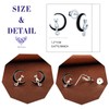 MicVivien Cat on the Moon Stud Earrings 925 Sterling Silver
