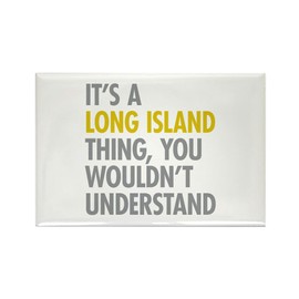 CafePress Long Island NY Thing Rectangle Magnet, 3"x2" Refrigerator Magnet