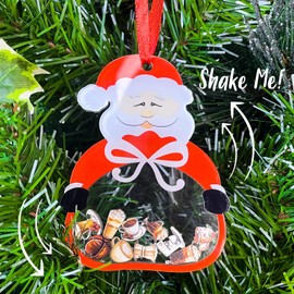 Coffee Shaker Ornament – Funny Acrylic Shaking Ornament for Coffee Lovers – Xmas Coffee Ornament for Christmas Tree – Festive Gift for Coffee Enthusiasts - 2024 Christmas Home Decor