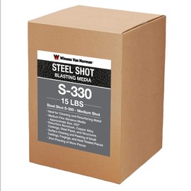 Steel Shot S-330 - Blasting Media - Medium Shot Size (15lb)