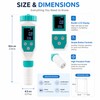 7-in-1 Digital Pool Water Tester for Maintenance – pH, Chlorine,