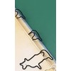 50pcs Black Cow Shaped Paper Clips