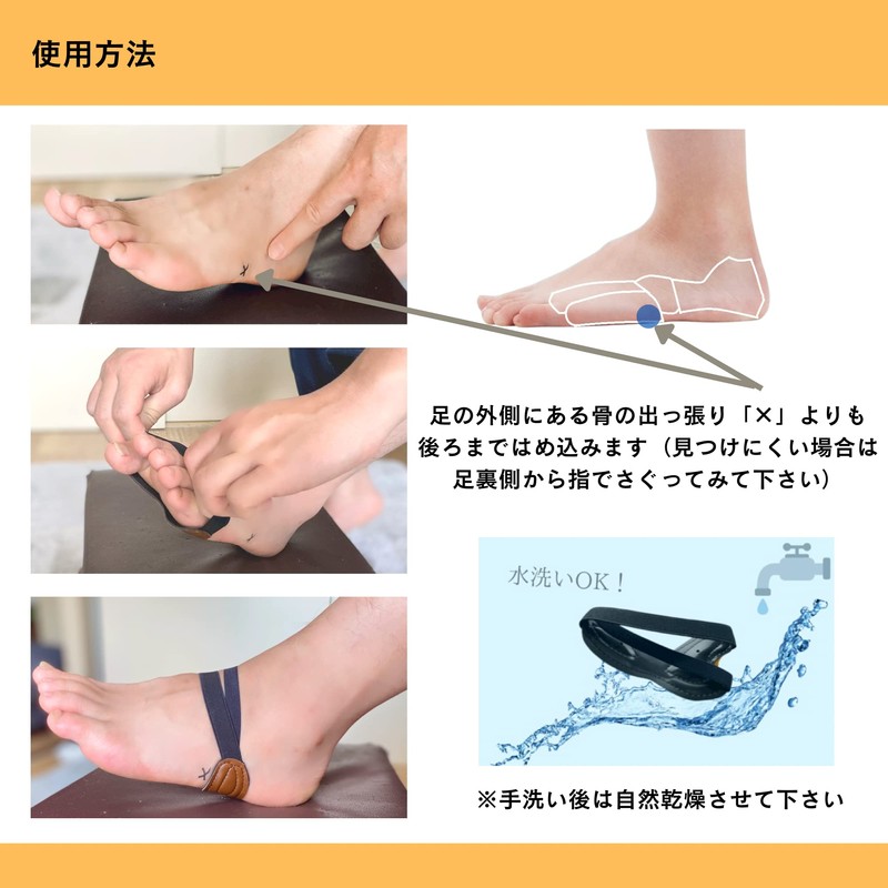 [ソナソルフットケア] ヒールラックス05 (M) 足用サポーター 土踏まず 扁平足 足底筋膜 偏平足 Mサイズ