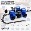 Portable Chainsaw Sharpener Jig for Chain Maintenance – Hand-Crank Sharpening