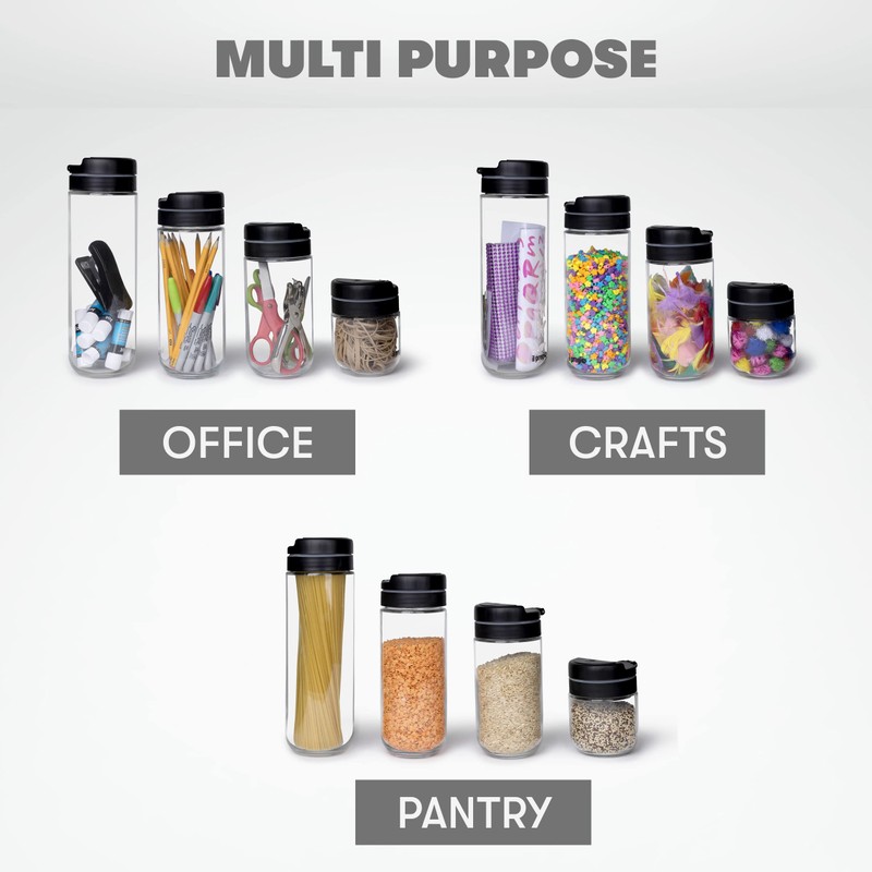 Il Pregio Premium Borosilicate Glass Food Storage Containers with Innovative