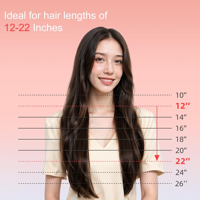 VAV Automatic Rotating Curling Iron for Medium to Long Hair