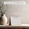 Aesthetic Desk Calendar 2026 - Runs until December 2026 -