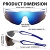 FEISEDY Youth Sport Polarized Sunglasses for 8-16 Cycling Running Driving