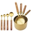Measuring Cup and Measuring Spoon, Premium Stainless Steel, Pack of