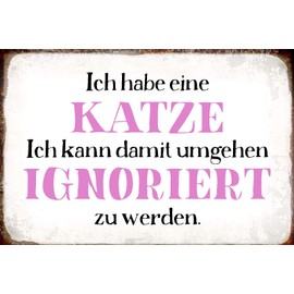 Schatzmix Tin-Plate Sign, Sheet metal, Multicoloured, 20x30 cm