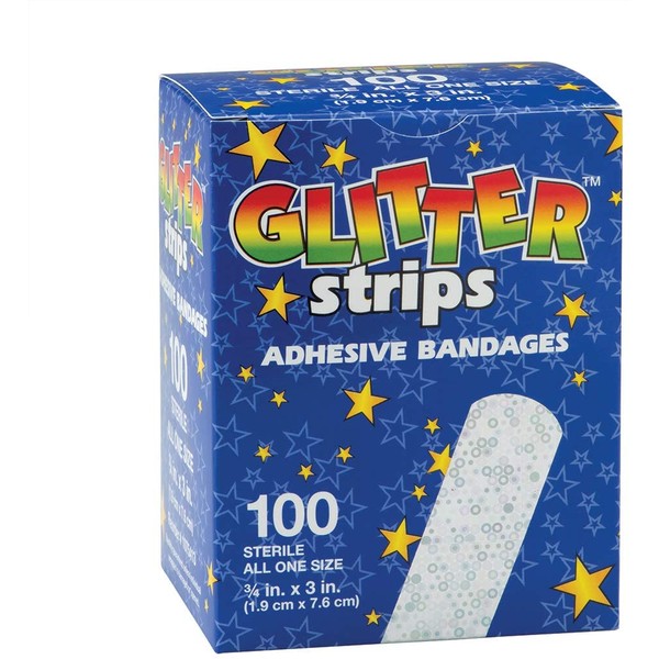 Glitter Strips Bandages - 100 per Pack