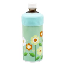 OGURA Plastic Bottle Holder, Lightweight, Tumbler, Vacuum, Insulated, 16.9 - 23.6 fl oz (500 - 600 ml), Retro, Showa Roman (Poppy)