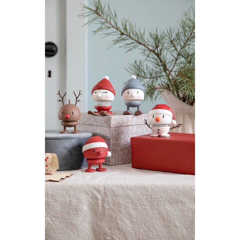 Hoptimist Soft Santa Snowman 8.2 x 6.2 x 6.9 cm
