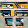 in-Channel Window Visors Rain Guards FIT Jeep Wrangler JL 2018-2025/Gladiator