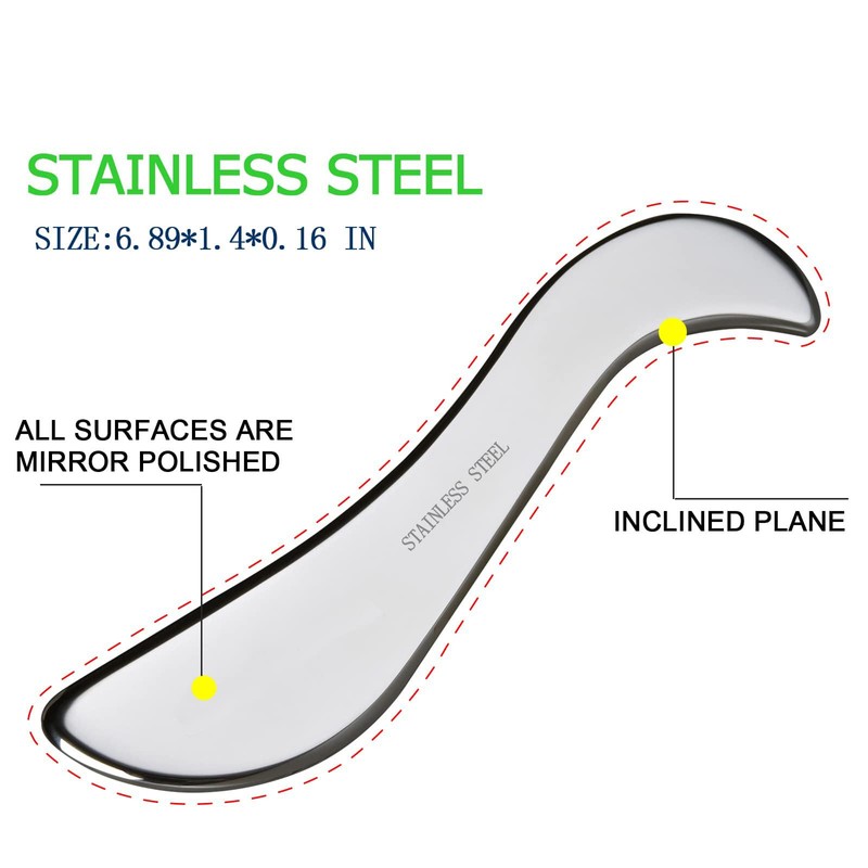 GYX COELE Gua Sha Tools Stainless Steel gua sha Scraping