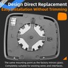 LOIYLLEN Driver Side Mirror Replacement for Jeep Liberty 2002 2003