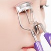 Eyelash Curlers with Comb and Eyeliner Brushes,Light Purple