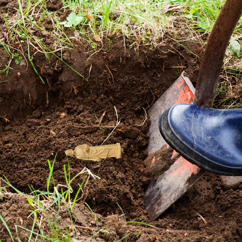 Religious Gifts Saint Joseph Statue Home Seller Kit with Prayer