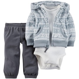 Carter's baby-boys Child, Fairisle Print, 3 Months