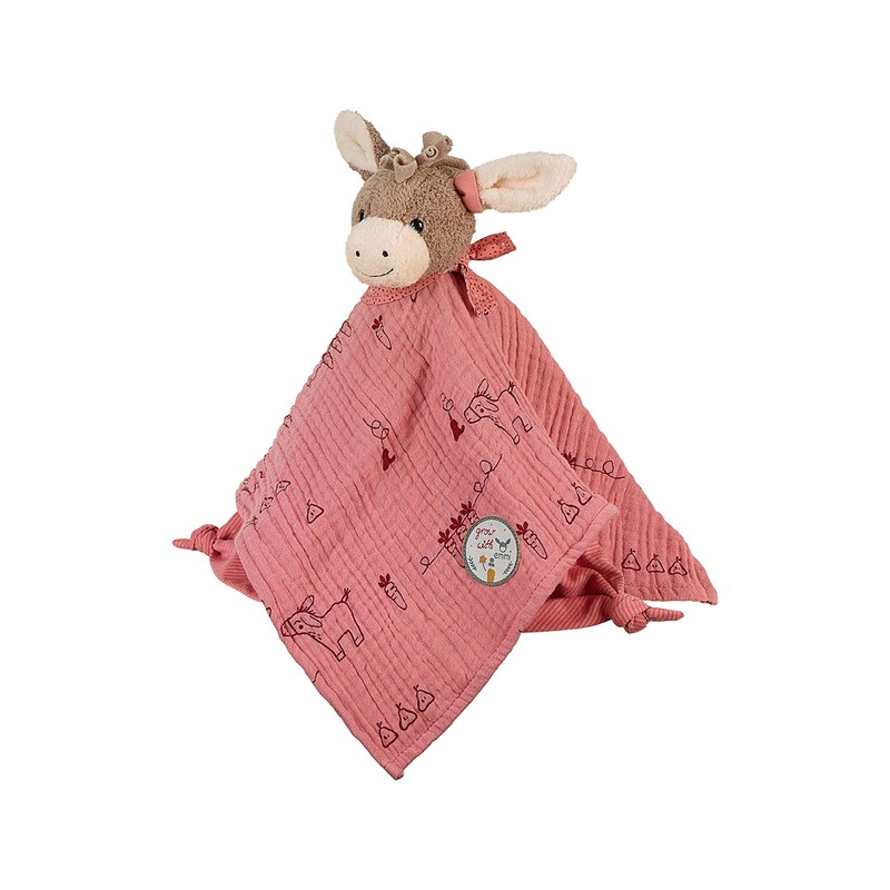 Sterntaler Emmily Donkey Comfort Blanket L Light Red