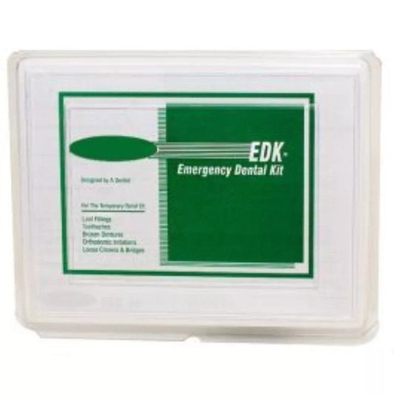 EDK Total Dental Emergency COMPLETE First Aid Kit Teeth-Dentures