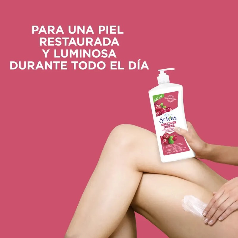 St. Ives Crema Corporal Humectante Intensiva Olivo Arándano