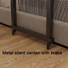 King Queen Bed Table with Wheels - Over Bed Desk